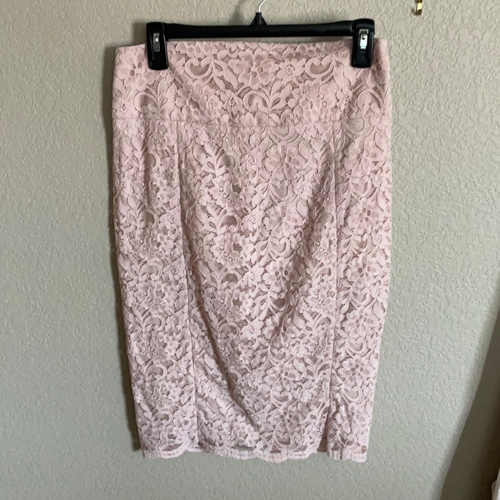 Lace Pencil Skirt